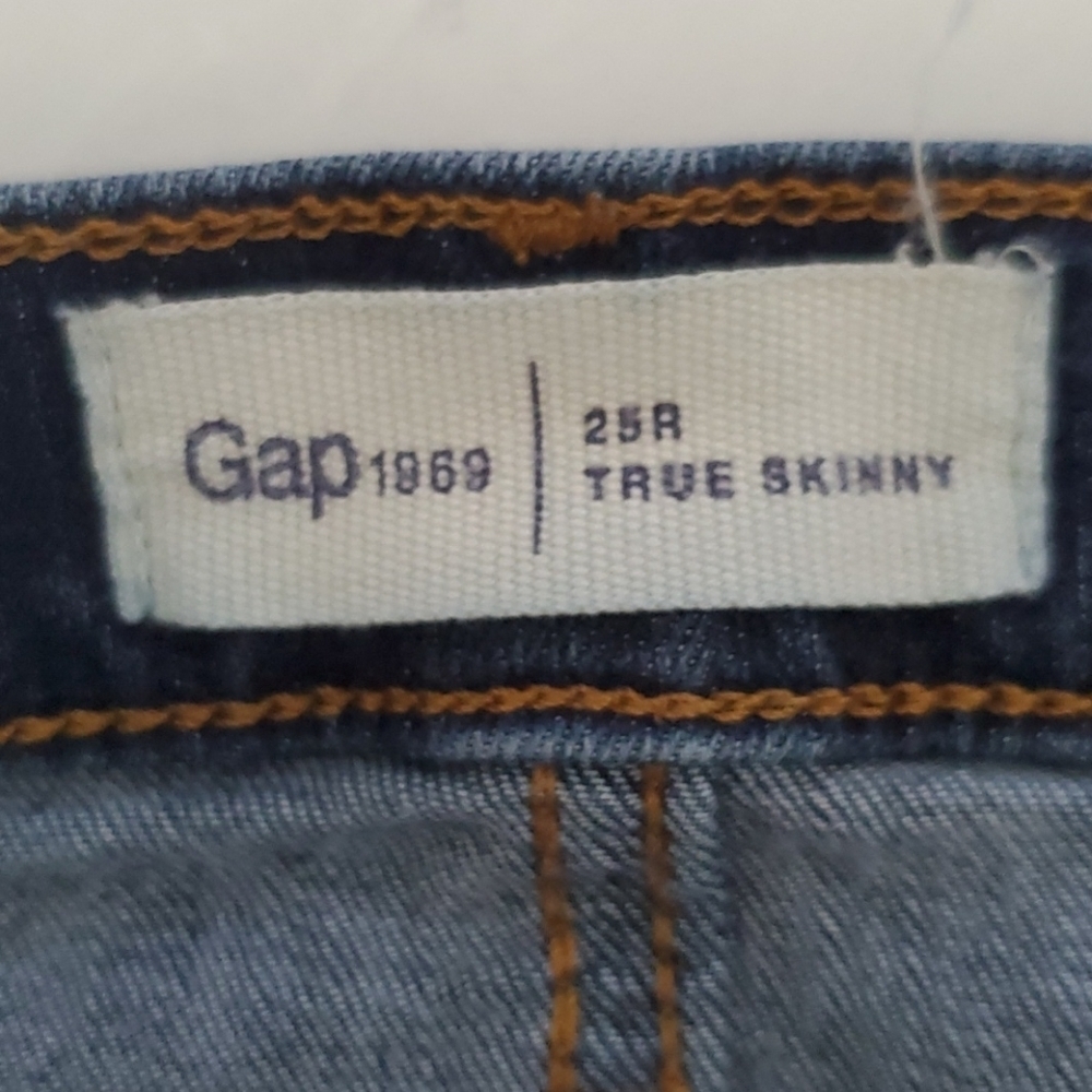 Gap Jeans 25 Regular True Skinny Denim - Picture 11 of 12